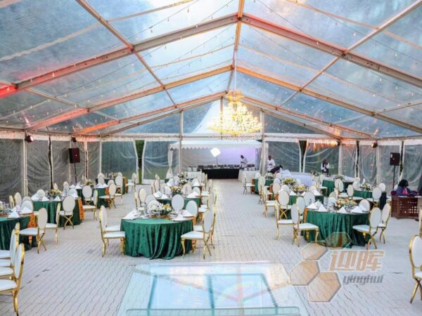 Our Shelter Temporary Event Tiles T-02 used in one Party in Nairobi Kenya on 2018